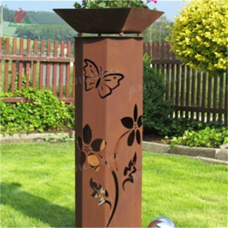 nostalgia corten steel lighting For Gardening Articles